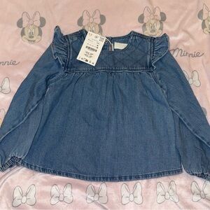 Blue Denim Kids Casual Dress